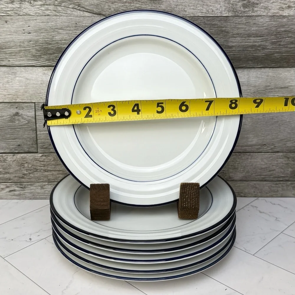 Crate & Barrel Roulette Salad Plates 8.25